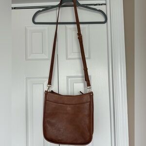 Cluci Medium Vegan Brown Leather Crossbody‎ Bag. Great used condition!